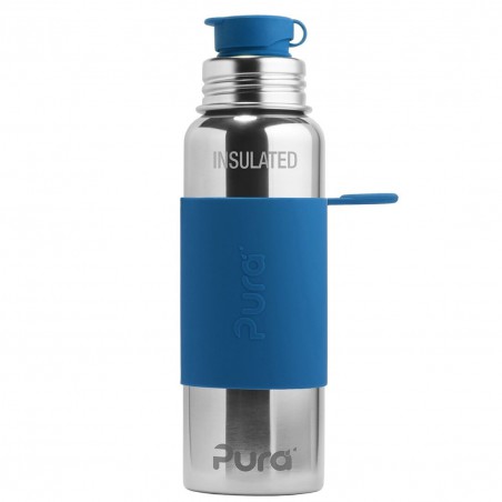 Pura TERMO fľaša so športovým uzáverom 650ml - PURA Čierna