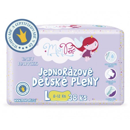 Jednorázové eko plienky M -42ks - MonPeri