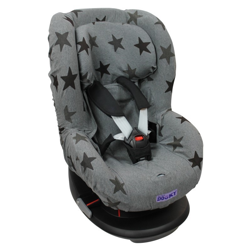 Poťah na autosedačku Seat Cover Group 1- DOOKY Grey Leaves