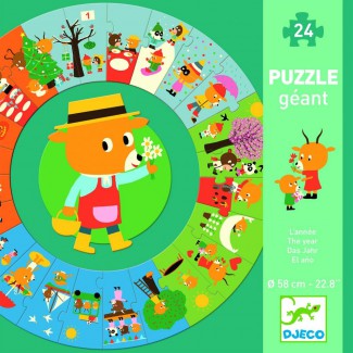 Djeco - Obrovské puzzle – Rok