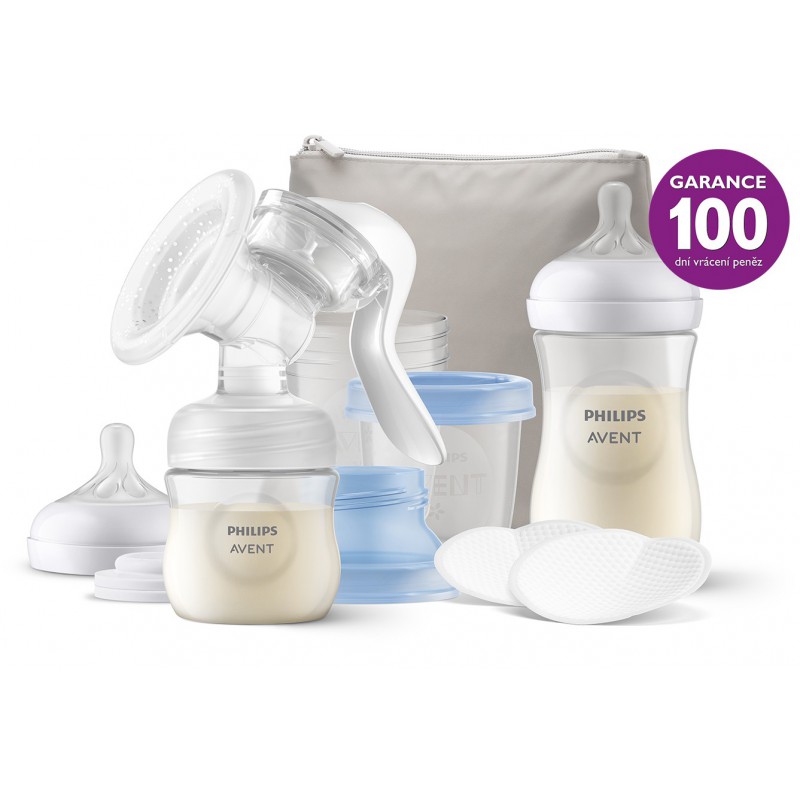 Odsávačka materského mlieka manuálna štartovacia sada - Philips AVENT Odsávačka materského mlieka manuálna štartovacia sada - Philips AVENT