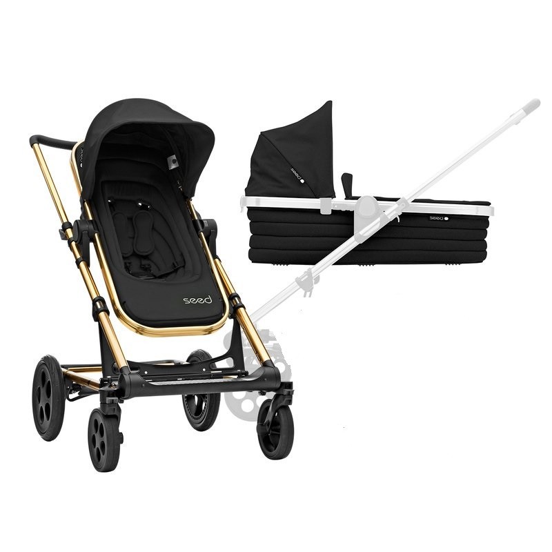 Kombinovaný kočík SEED PAPILIO BLACK/GREY - Britax Romer