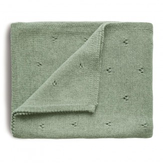 Pletená detská deka z organickej bavlny - Mushie