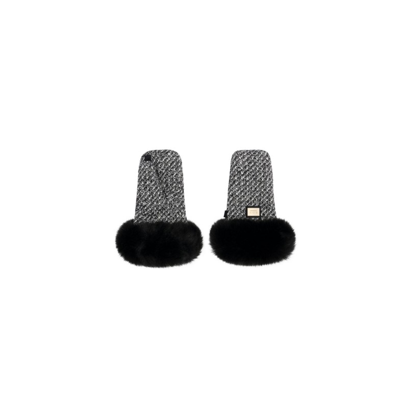 Rukavice na kočík Black Tweed Premium Collection - BJÄLLRA OF SWEDEN