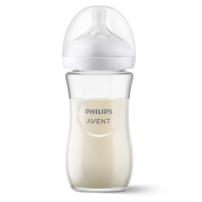 Fľaša Natural Response sklenená 240 ml, 1m+ - Philips AVENT