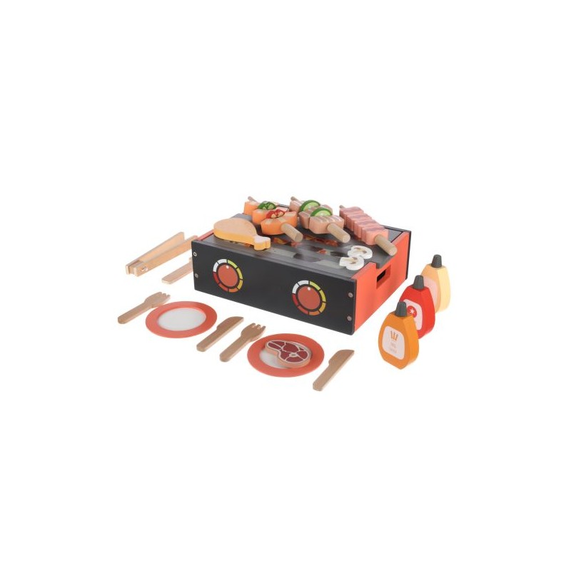 Drevený set BBQ gril - ZOPA