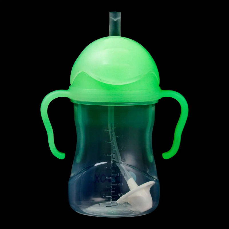 Hrnček so slamkou - svietiaci v tme 240 ml - b.box
