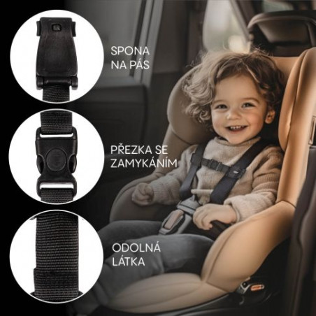 Zámok bezpečnostného pásu pre autosedačky DELUXE - ZOPA