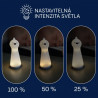 Silikónové nočné svetlo LED s baterkou - ZOPA