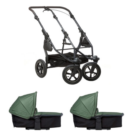 tfk set duo2 frame 2025 - air wheel + carrycot