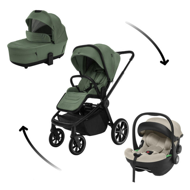 Set kočík Move Cross 5 + hlboká korba Move XL 5 + autosedačka XM podľa vlastného výberu