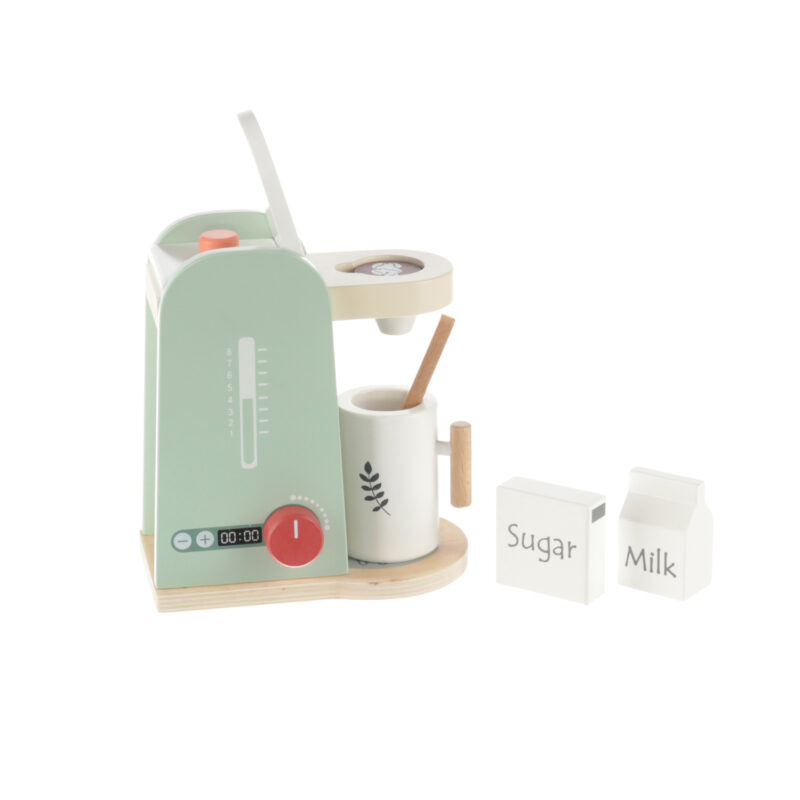 Drevený kávovar set