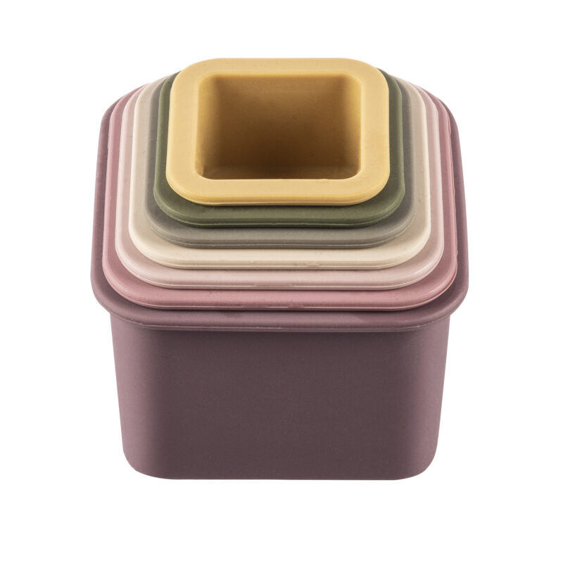 Silikónové stohovacie poháre