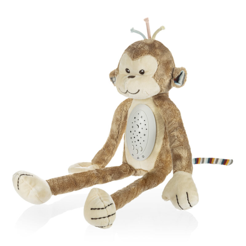 Plyšový detský spáč s projektorom a melódiami