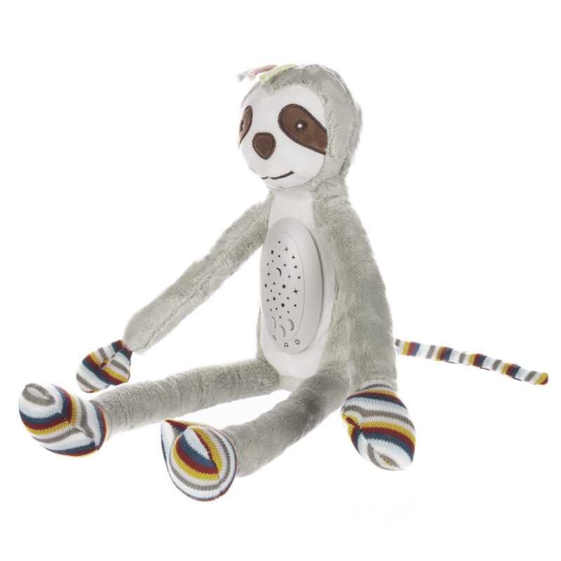 Plyšový detský spáč s projektorom a melódiami