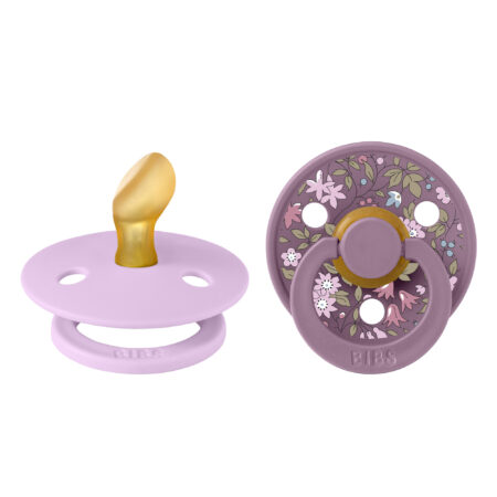 BIBS x LIBERTY Colour anatomické cumlíky z prírodného kaučuku 2ks - veľkosť 1