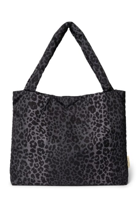 STUDIO NOOS - Puffy MOM BAG | Black Leopard