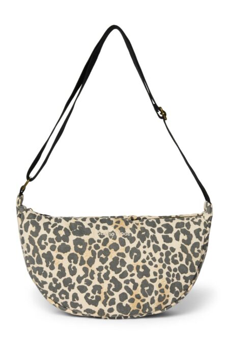 STUDIO NOOS - Soft Cotton Mini Cross Body Bag | Natural Leopard