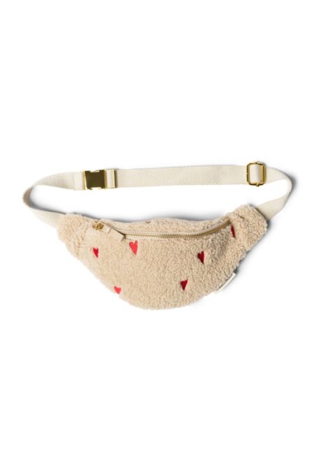 STUDIO NOOS - Teddy Hearts Mini FANNY pack - ladvinka| Ecru Hearts