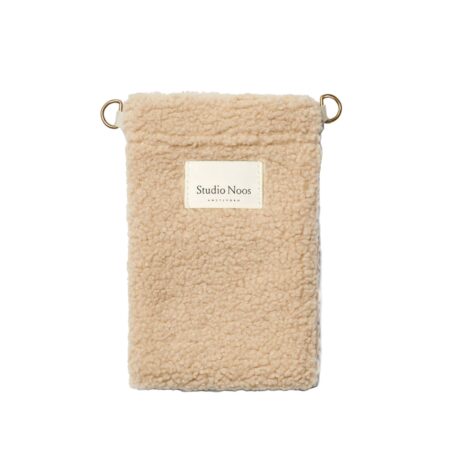 STUDIO NOOS - Teddy Phone BAG - taštička na telefon | Ecru