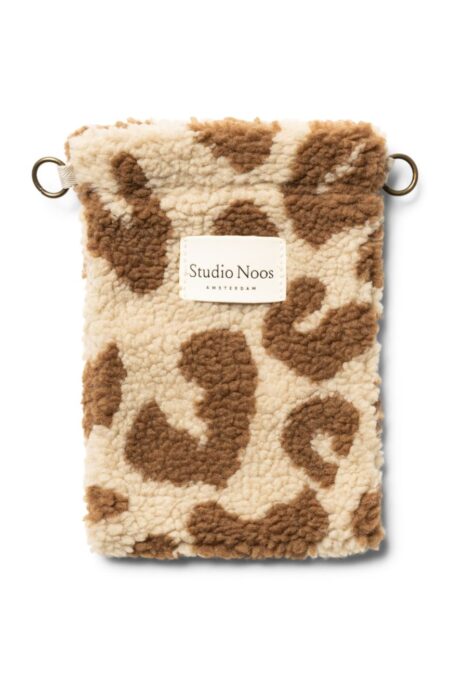STUDIO NOOS - Teddy Phone BAG - taštička na telefon | Natural Leopard