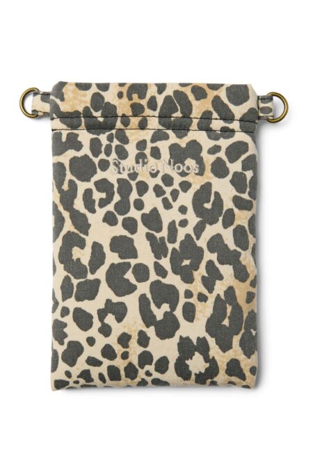 STUDIO NOOS - Soft Cotton Phone BAG - taštička na telefon | Natural Leopard