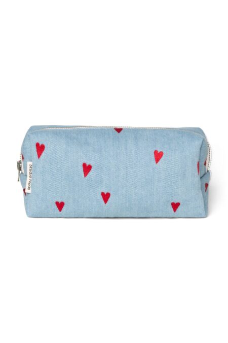 STUDIO NOOSE - Denim POUCH - kabelka | Blue Hearts