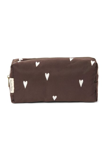 STUDIO NOOS - Puffy POUCH - kabelka | Brown Hearts