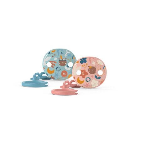 SUAVINEX | Klip na dudlík FOREST - ružová