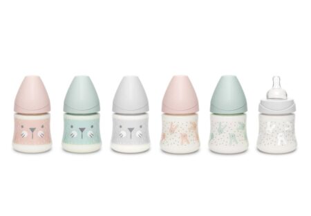 SUAVINEX | Premium fľaša 150 ml S HYGGE králik - zelená