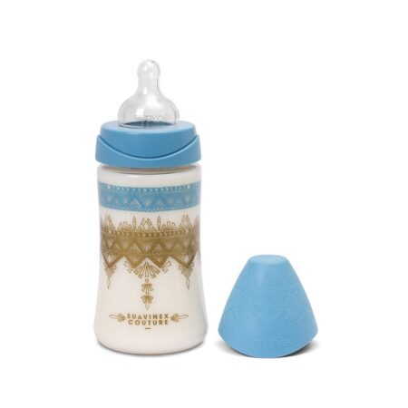 SUAVINEX | FĽAŠA PREMIUM 270ml SILIKÓN - SVETLO MODRÁ