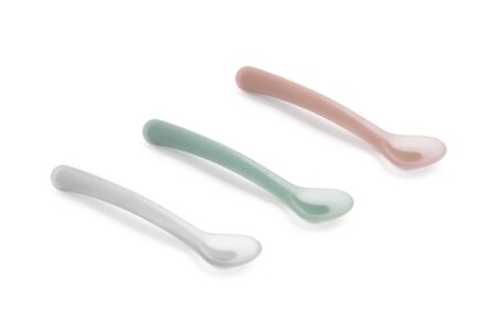 SUAVINEX | Silikónová lyžička HYGGE - sivá