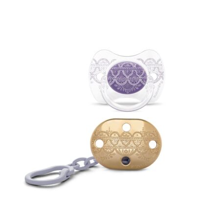 SUAVINEX | CUMLÍK + KLIP PREMIUM - FIALOVÝ