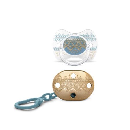 SUAVINEX | CUMLÍK + KLIP PREMIUM - SVETLO MODRÝ