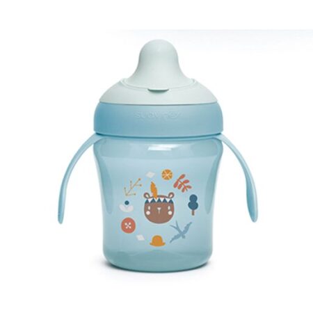 SUAVINEX | Nerozlievací hrnček FOREST 200 ml - modrá