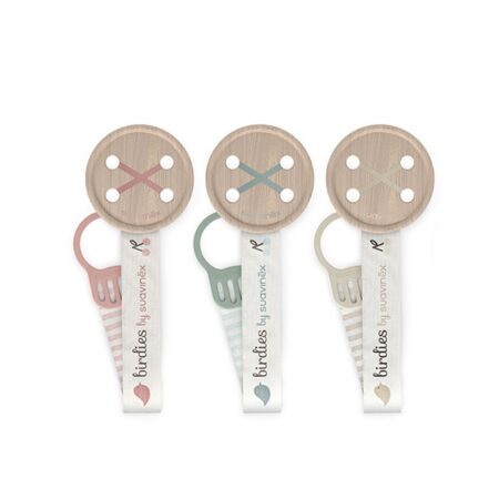 SUAVINEX | Klip na cumlík so stuhou BIRDIES