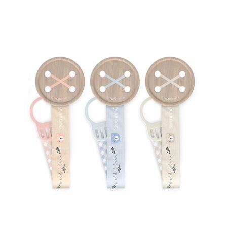 SUAVINEX | Klip na cumlík so stuhou WILD & FREE