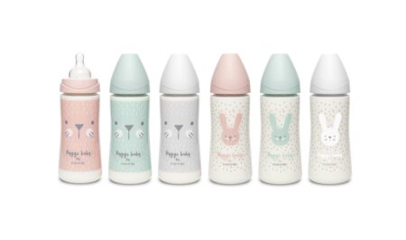 SUAVINEX | Premium fľaša 360 ml L HYGGE fúziky - zelená