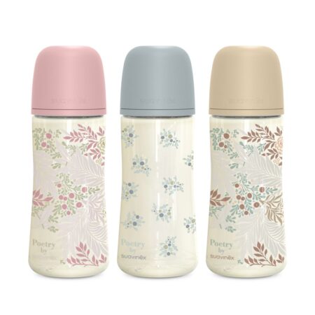 SUAVINEX | Dojčenská fľaša POETRY 360ml FYZIOL PRŮTOK L