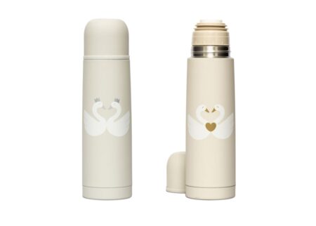 SUAVINEX | TERMOSKA na tekutiny LABUŤ - SIVÁ LABUŤ