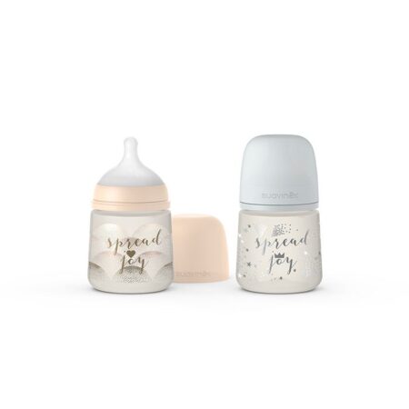 SUAVINEX l Dojčenská fľaša JOY 150 ml fyziologická S - SRDCE