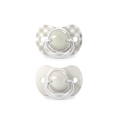 SUAVINEX | Cumlík SX PRO fyziologický WILD & FREE 0/6m 2 ks - krémový