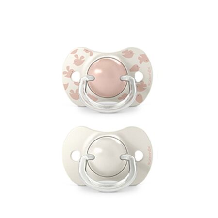 SUAVINEX | Cumlík SX PRO fyziologický BIRDIES 6/18m 2 ks - ružový