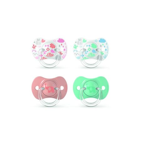 SUAVINEX | Cumlík SX PRO fyziologický MEMORIES 6/18m 2ks - ružový