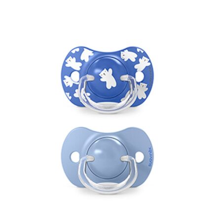 SUAVINEX | Cumlík SX PRO fyziologický WILD & FREE +18m 2 ks - modrý