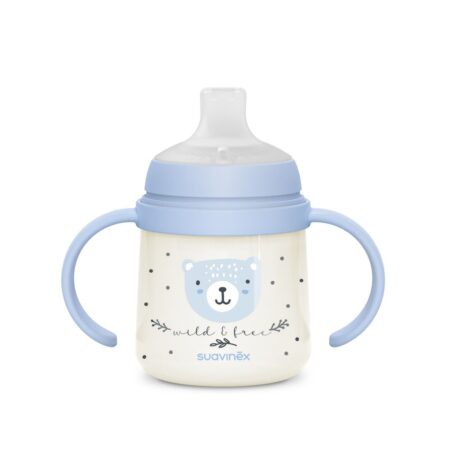 SUAVINEX | Prvá fľaša WILD & FREE 150 ml - modrá