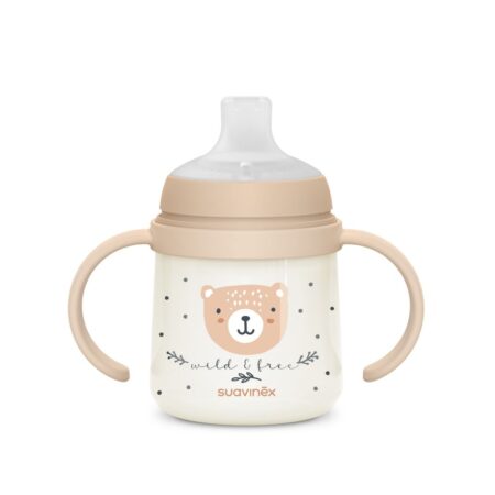 SUAVINEX | Prvá fľaša WILD & FREE 150 ml - hnedá