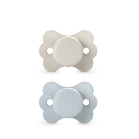 SUAVINEX | Cumlík SX PRO fyziologický 2 KS WONDERLAND 0/6m - MODRÝ + KRÉMOVÝ