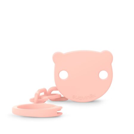 SUAVINEX | Klip na cumlík WILD & FREE - ružový