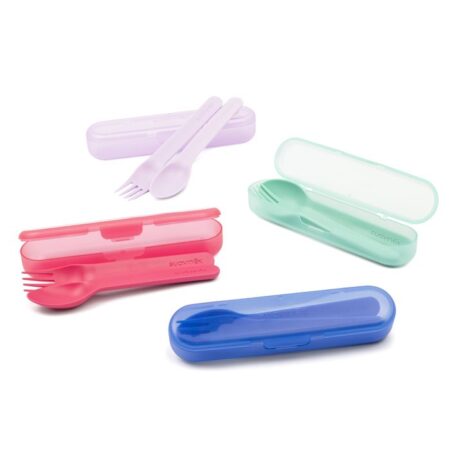 SUAVINEX | SADA Příborov s obalom BOOO - MODRÁ